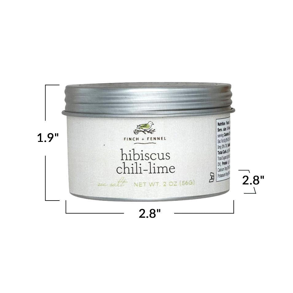 Finch + Fennel Hibiscus Chili Lime Salt: salty deli Blend