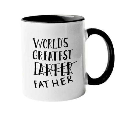 World's Greatest Farter/Father Coffee Mug - Fun Gift for Dad