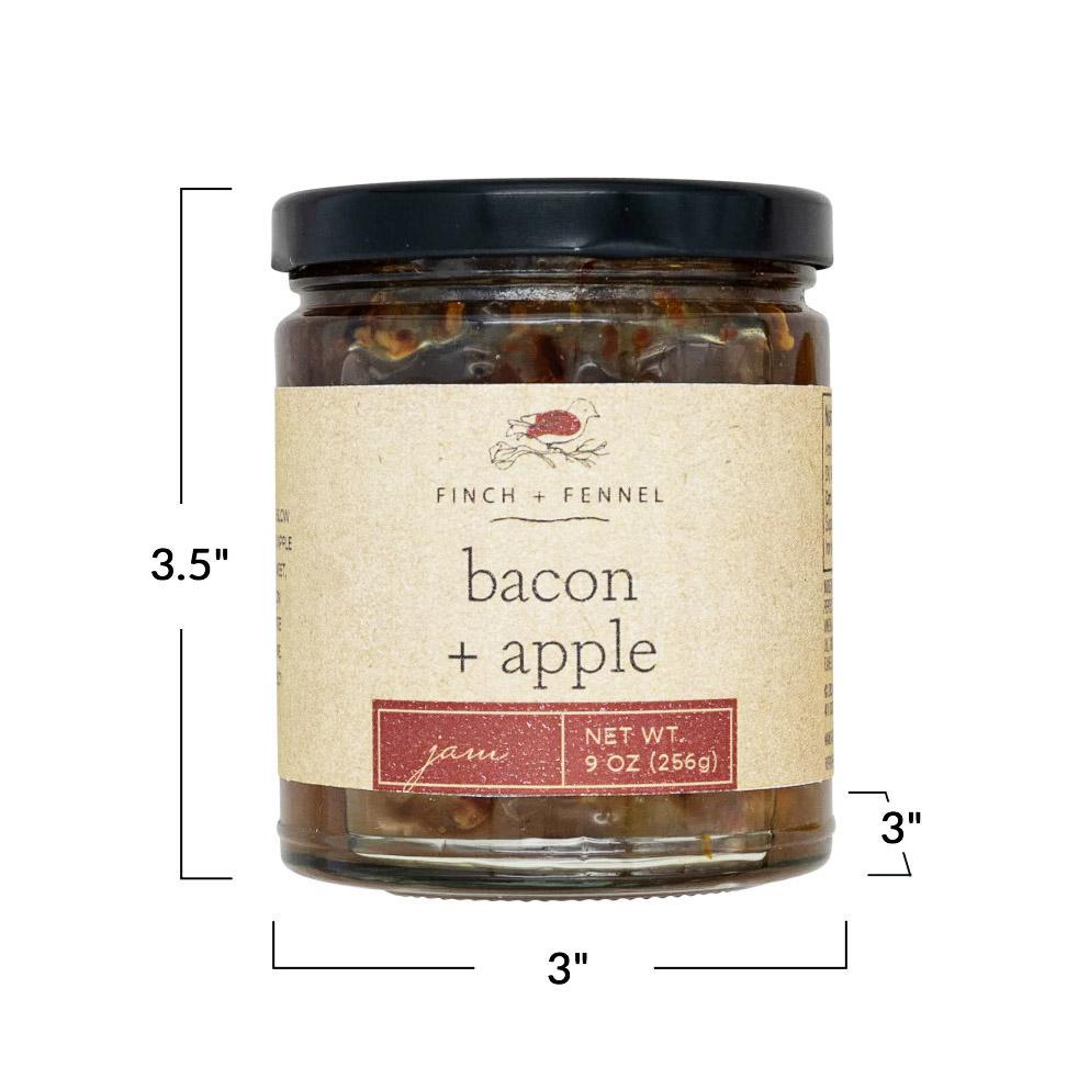 delicious fusion of apples and bacon 