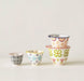Floral Hand-Stamped Measuring Cups - DA7741 - Port Gamble General Store & Cafe