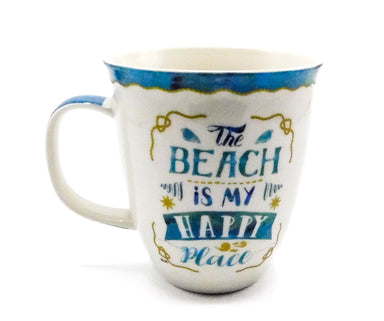 "Beach is my Happy Place" mug
