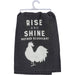Rise & Shine Mother Cluckers Tea Towel - 39406 - Port Gamble General Store & Cafe