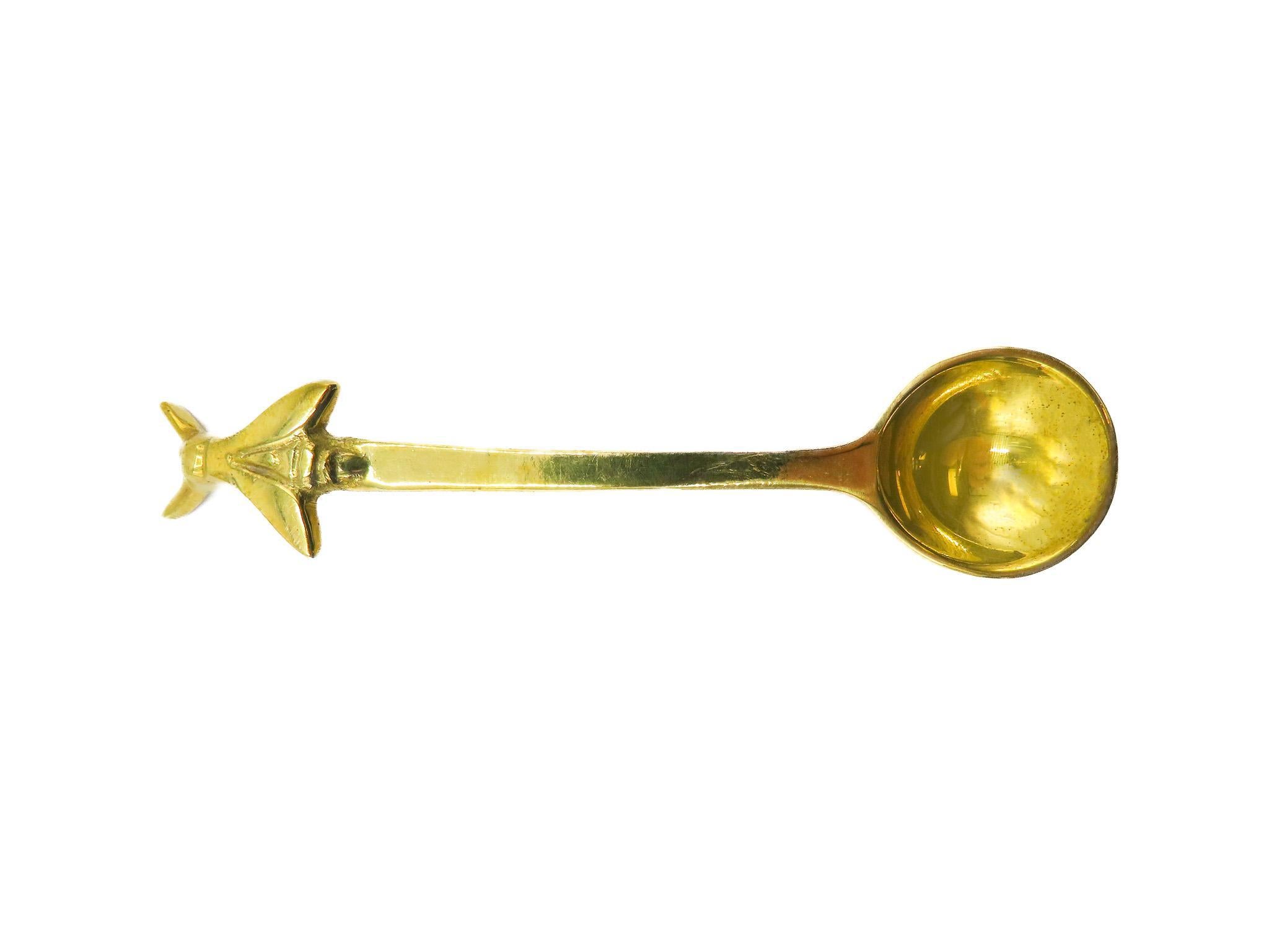 DA6529 Brass Spoon W/ Bee