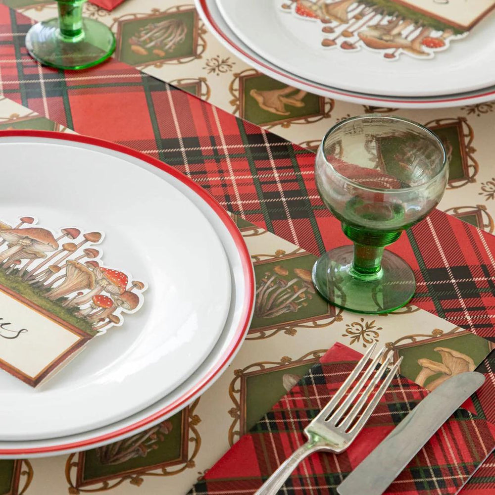 Hester & Cook Paper Placemat - Mushroom Forest