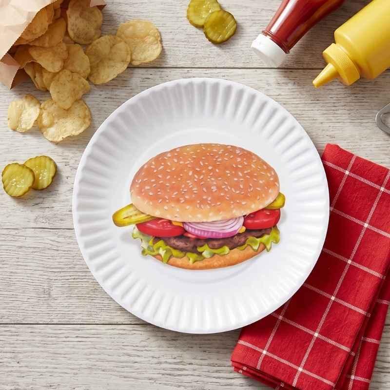 Picnic Melamine Plate Set Of 4 ME0072