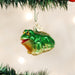 1.5" Hop Along Frog Ornament – Blown Glass Holiday Charm