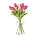 13" Fuchsia Real Touch Mini Tulip Bundle – 12 Stems