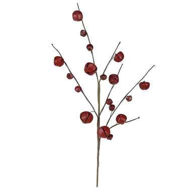 16.5” Jingle Bell Spray – Festive Christmas Decor Pick