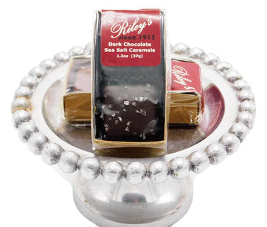 Riley's Dark Chocolate Sea Salt caramels box 