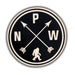 2272 - PNW Arrows Sasquatch Vinyl Sticker - Port Gamble General Store & Cafe