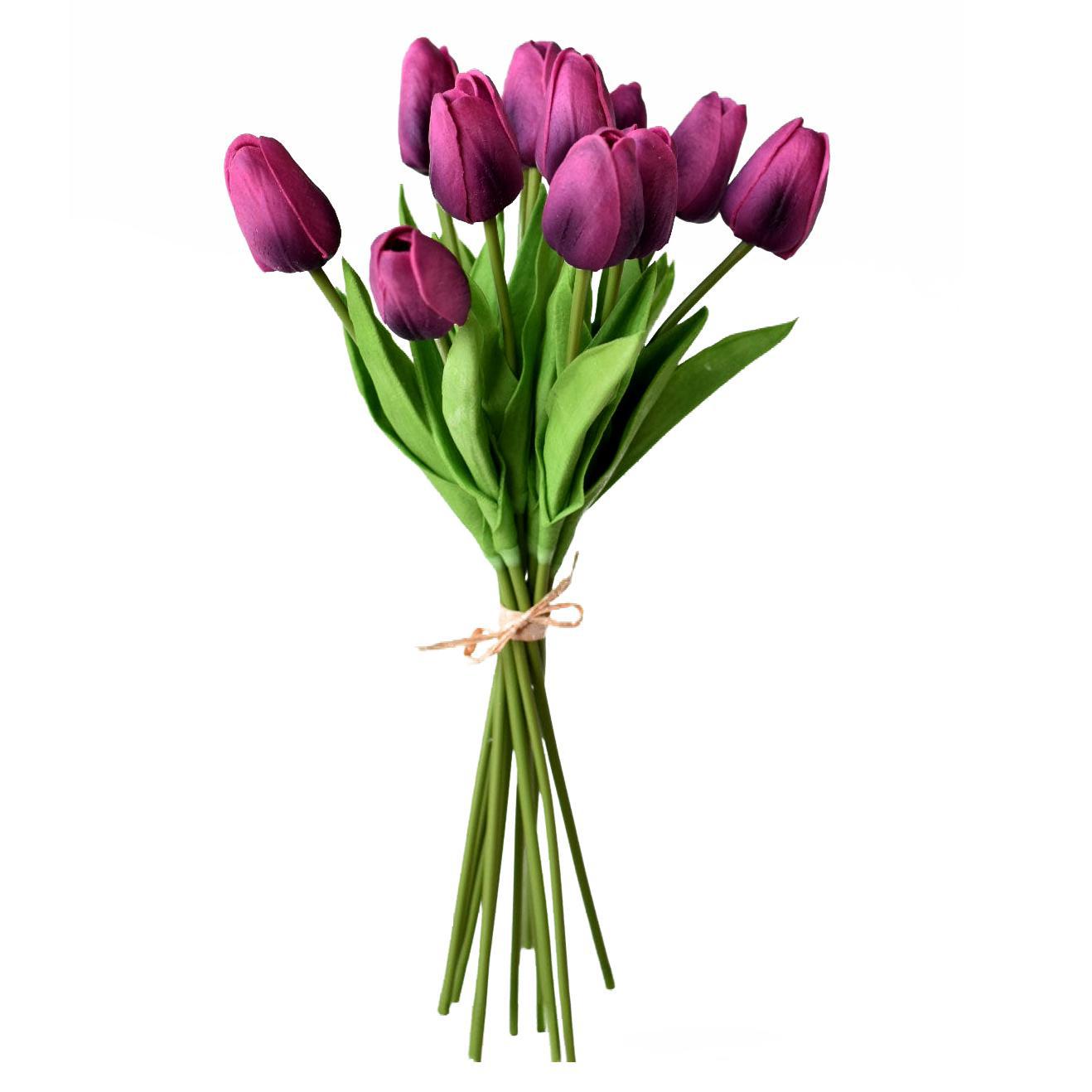 Real Touch Mini Tulip Bundle - Purple