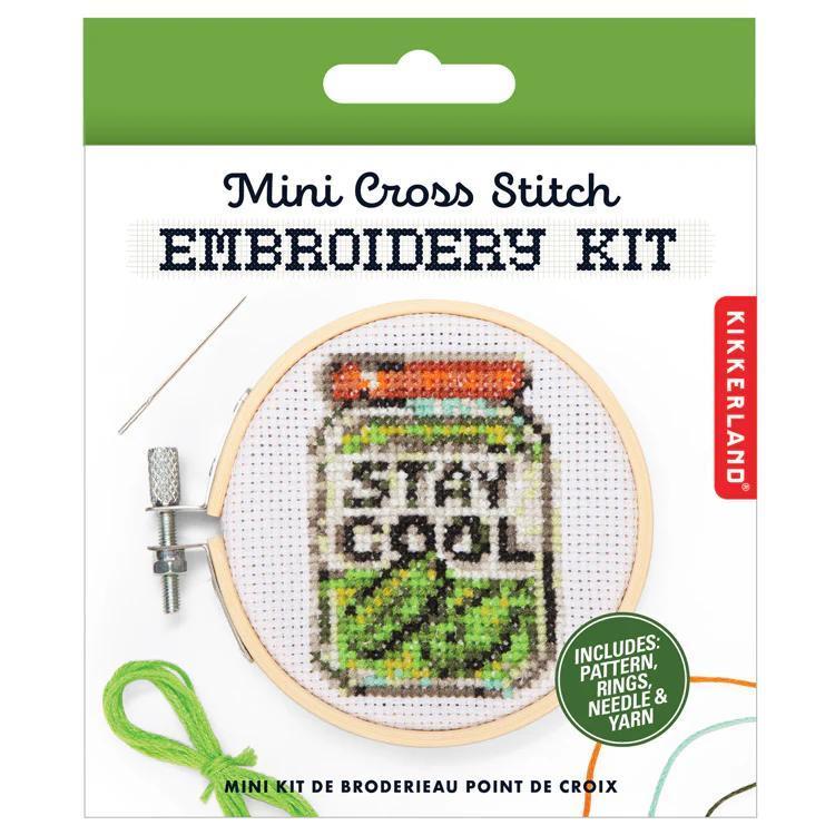 Pickle Mini Cross Stitch Embroidery Kit