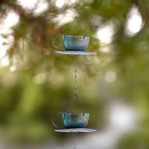 Ganz Rain Chain - Green Teacups