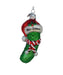 3.5" "Merry Christmas" Pickle Glass Ornament - Festive Fun!