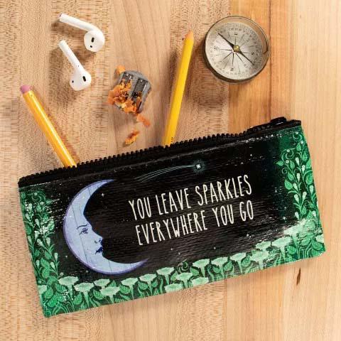 Pencil Case "You Leave Sparkles Everywhere You Go"