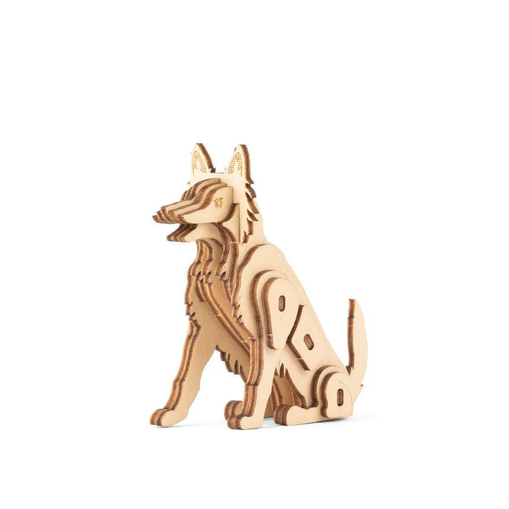 3D Wooden Dog Puzzle – Build Your Own Charming Dog Figurine