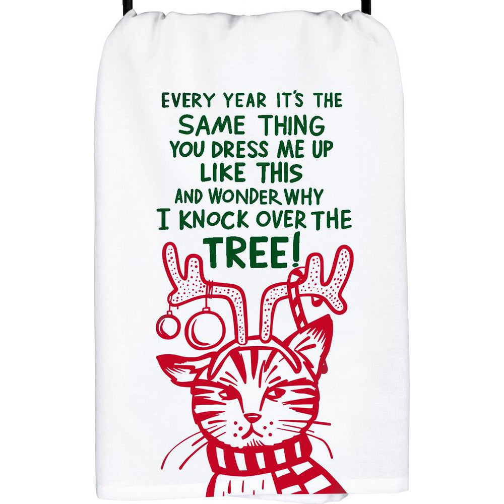 Cat- Dress Me Up Like This - Tea Towel