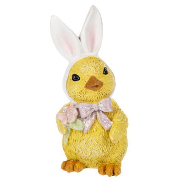 Resin Easter Bunny Chickadee