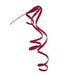 46" Glitter & Bead Curly Spray – Burgundy Holiday Accent