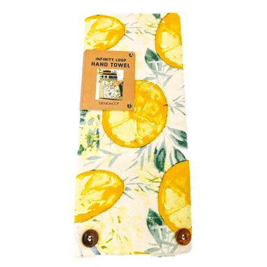 Lemon Print Infinity towel - Port Gamble General Store & Cafe