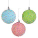 4" Sprinkled Ball Ornament – Multicolor by RAZ Imports