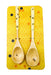 2 Bee Spoon Set - Rustic Wooden Spoons for Cooking & Serving
