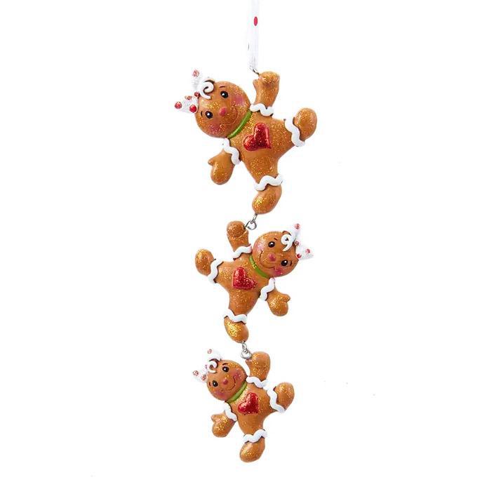 Gingerbread Three Cuties Ornament - H5031