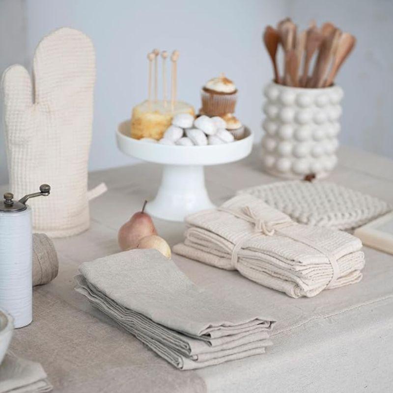 Linen Cotton Waffle Napkins S/4 - DF8218