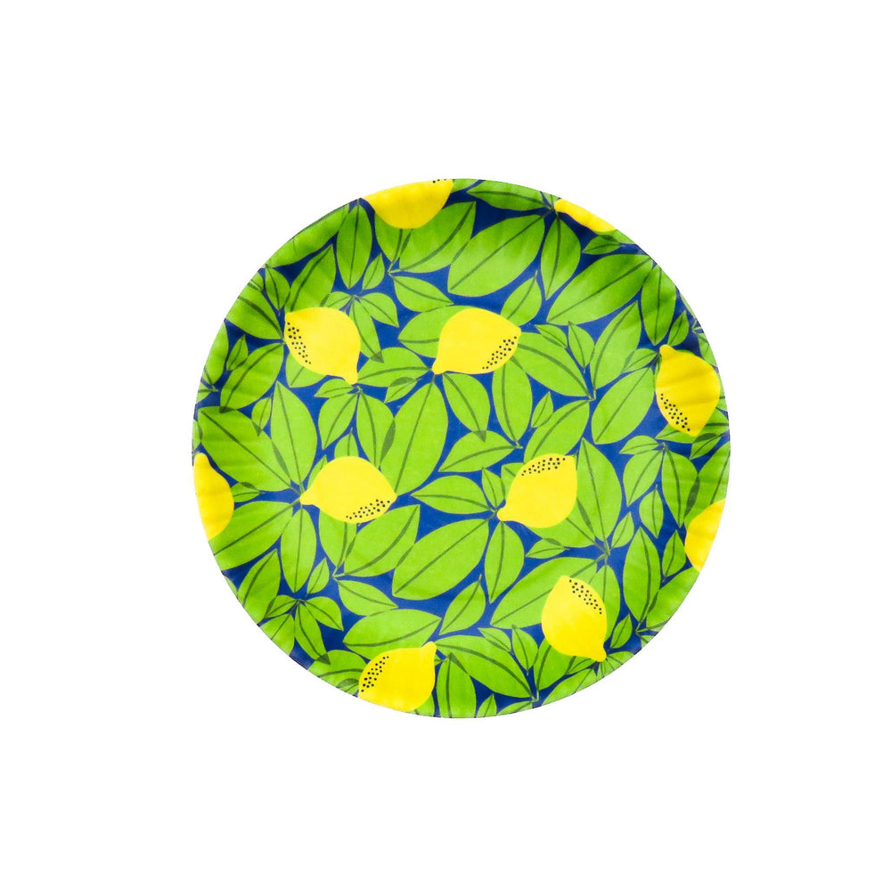 Melamine Lemon Plates - Set Of 4 ME0400