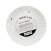 Reusable White Dinner Plate with Ant Design, a set of 4 plates made from durable melamine material. These plates feature a unique ant design on a white background