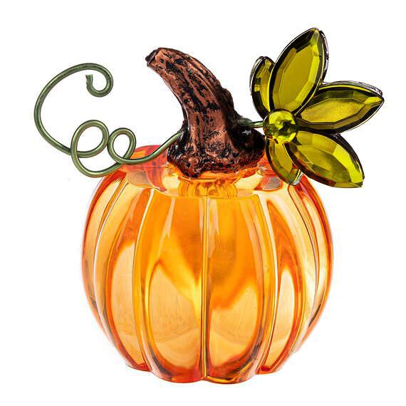 Pumpkin Figure w/ Leaf ACRYF-122