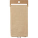 Beige fabric swatch in a cardboard holder on a white background