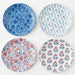 Americana Melamine Plates – Set of 4, 9" Patriotic BBQ & Picnic