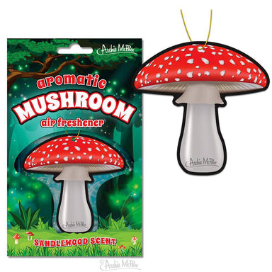 Aromatic Mushroom Air Freshener: Drive with Whimsy and Sandalwood Scents!