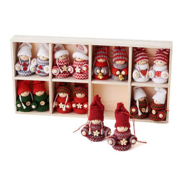 Assorted Sweater Folk Ornaments – Cozy Holiday Decor