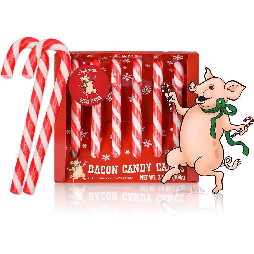 Bacon Candy Canes Set of 6 – Savory Holiday Treats