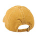 Yellow baseball cap on a white background