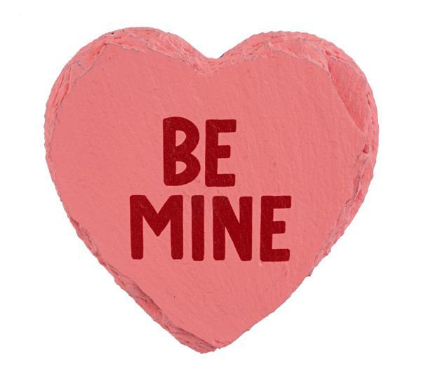 "Be Mine" Candy Heart Coaster