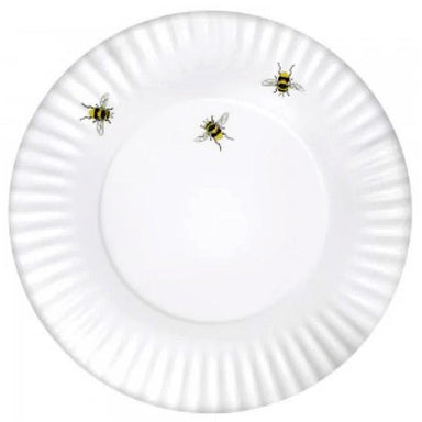 Bee-utifully Durable Melamine Plates - Set of 4, 9"