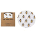 Bee Melamine Appetizer Plates Set – 4 Mini Spring Plates