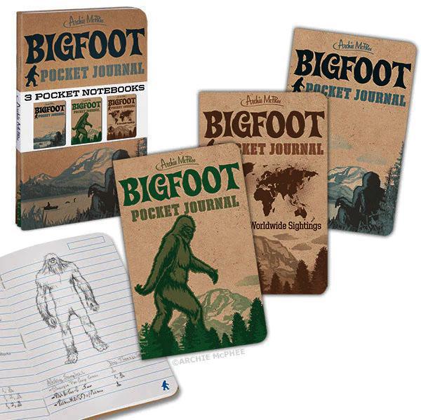 Bigfoot Pocket Journals: Unleash Your Inner Cryptozoologist with Three Mysterious Notebooks