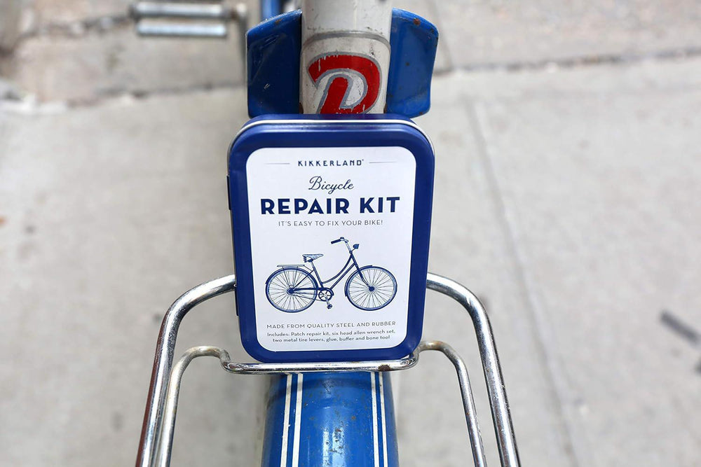 Kikkerland Bike Repair Tin Kit – Compact DIY Cycling Tools