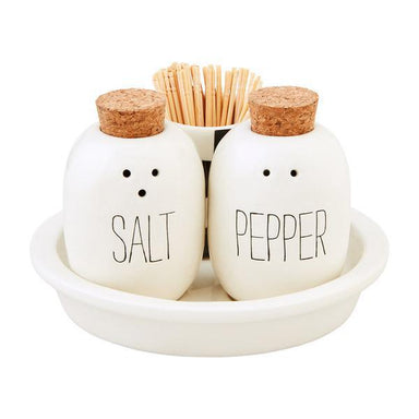 Bistro Salt and Pepper Toothpick Set - Elegant Tabletop Essential