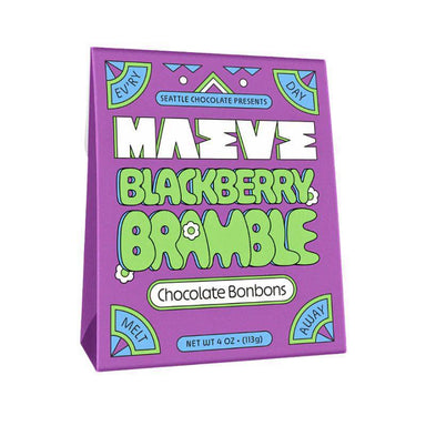 Blackberry Bramble Bonbon Box – Dark Chocolate with White Chocolate Center