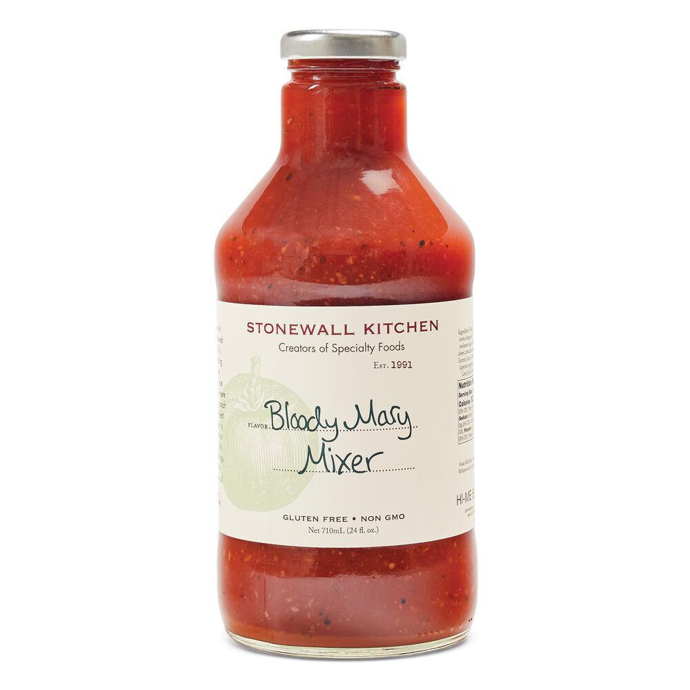 Bottle of Stonewall Kitchen Bloody Mary Mixer on a white background
