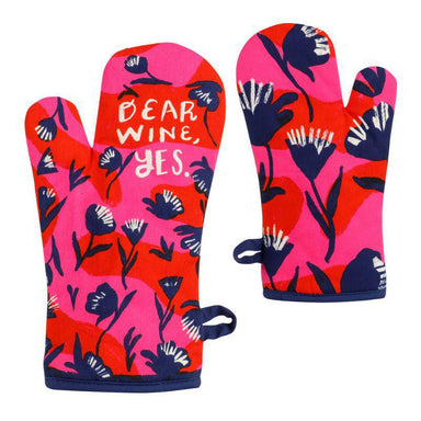 Blue Q Oven Mitt – Dear Wine | Fun Cotton Kitchen Gift