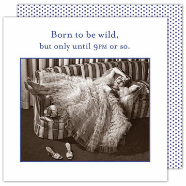 Born To Be Wild Napkin - Hilarious Party Napkins for Early Night Rebels
