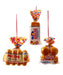 Bread in Bag Ornaments - Cozy Christmas Bakery Decor, 3.5-4.5-Inch
