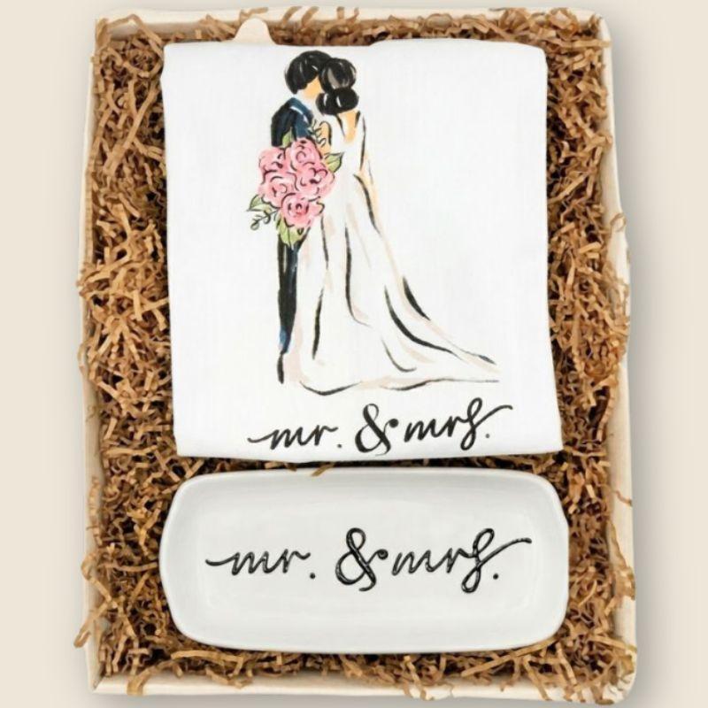 Bride & Groom Treasure Gift Box | Elegant Gift for Newlyweds