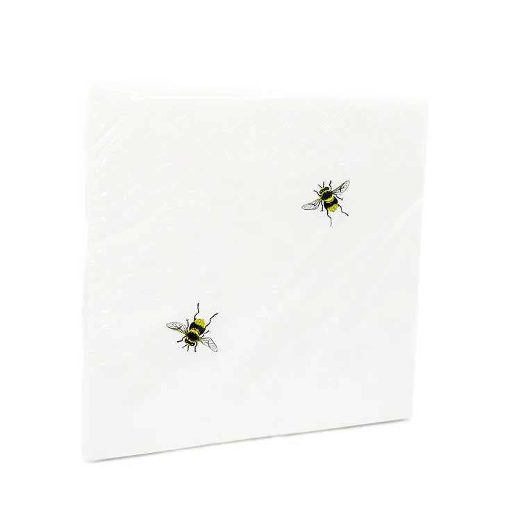 bee design napkin 